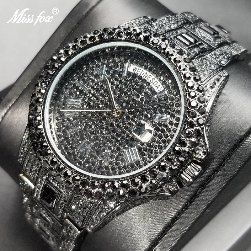 MISSFOX Iced Out Watches Necklaces, Bracelets Fine Jewelry Men's Buy Now