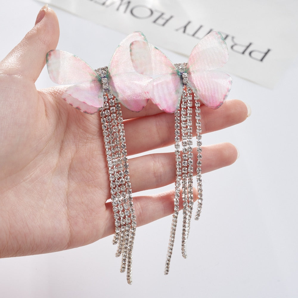 Luxury Rhinestone Crystal Tassel Earrings Jewelry Watches Necklaces Women's Buy Now