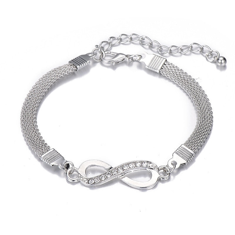 Infiniti Rhinestone Bracelet Necklaces, Watches Jewelry Men's Women's Buy Now