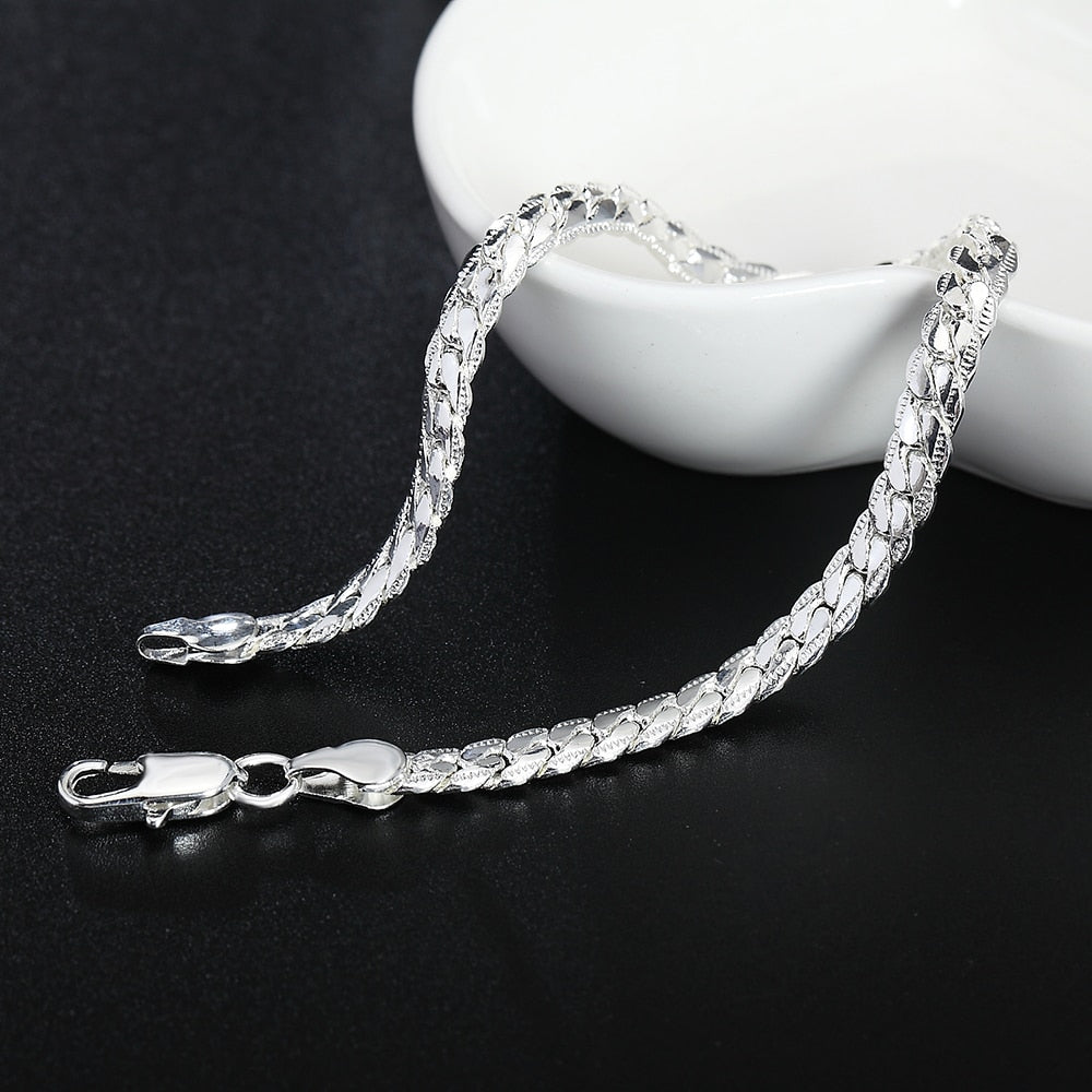 925 Sterling Silver Bracelets Fine Men's Women's Necklaces Watches Chokers Buy Now