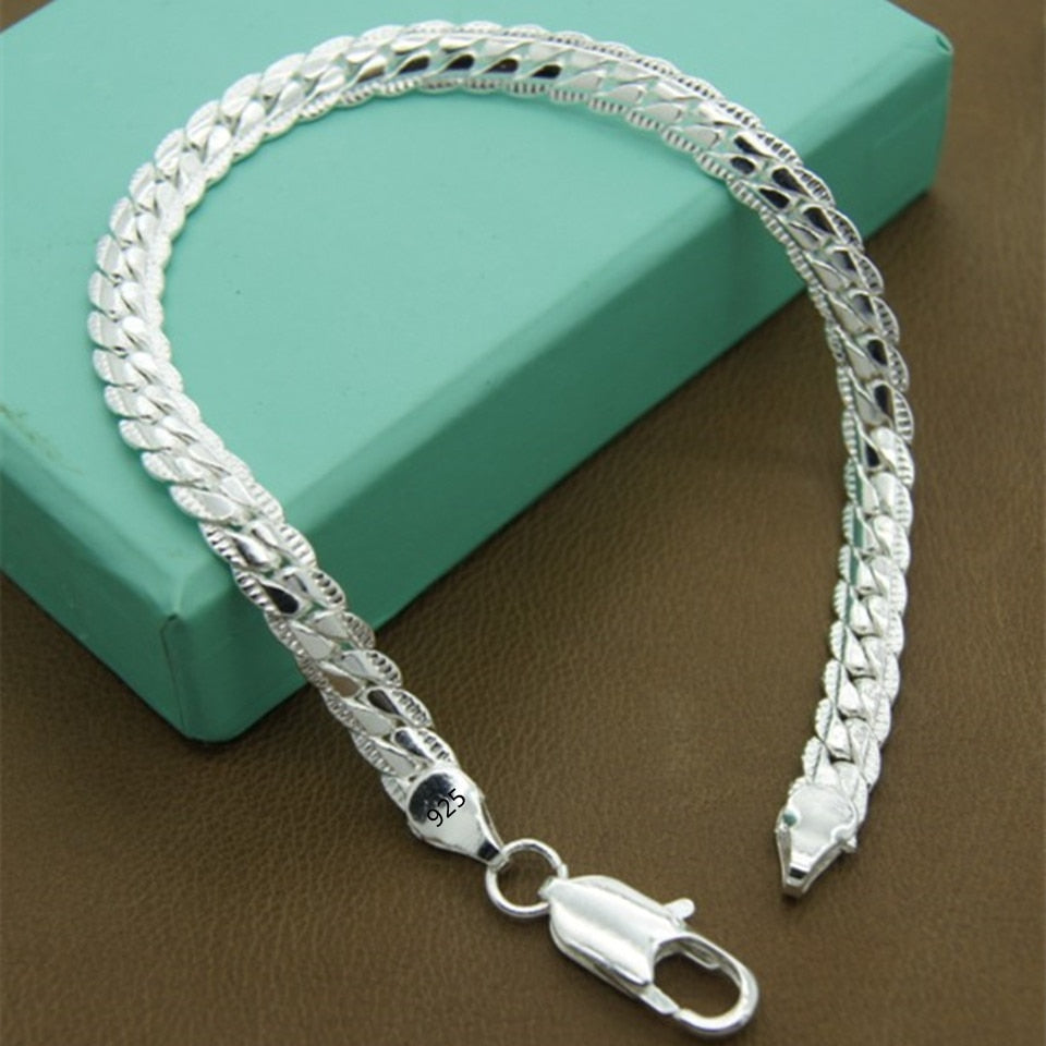 925 Sterling Silver Bracelets Fine Men's Women's Necklaces Watches Chokers Buy Now