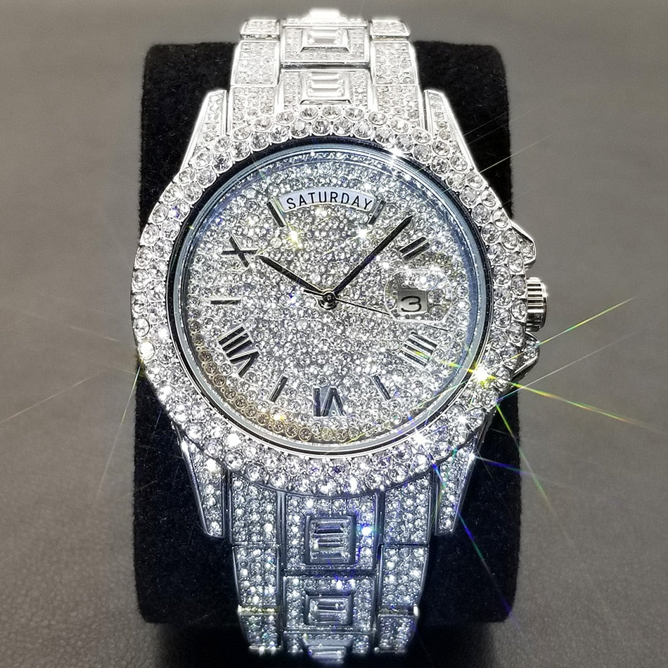 MISSFOX Iced Out Watches Necklaces, Bracelets Fine Jewelry Men's Buy Now